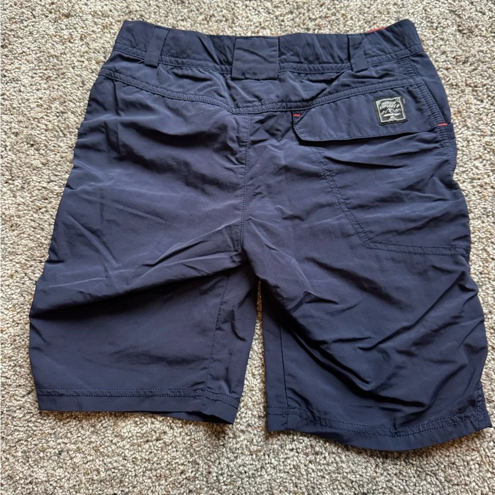 Kids Navy Blue & Red/orange Outdoor outfit